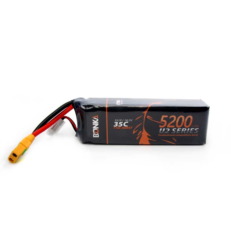 BONKA 5200mAh 35C 5S LiPo Battery for RC Helicopter